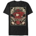 thumbnail image 1 of Men's Big Hero 6 Baymax Poster  Graphic Tee Black 4X Large, 1 of 4