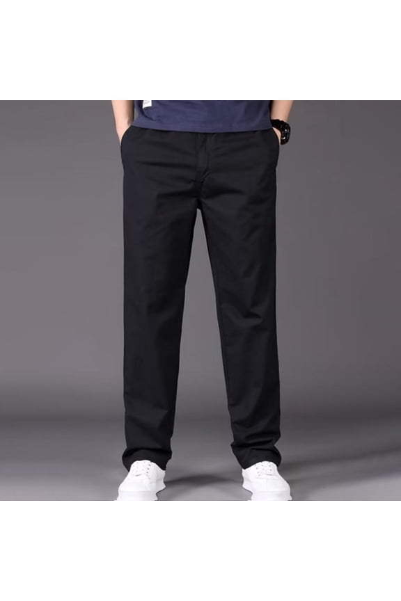 Men’s & Big Men’s Durable Polyester Hiking Cargo Pants S to XXL, Rip Resistant Multi Pocket Work Bottoms