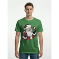 thumbnail image 1 of Men's & Big Men's Graphic Holiday Tee Shirt, Santa 6 7 Meme, Sizes S-3XL, 1 of 5