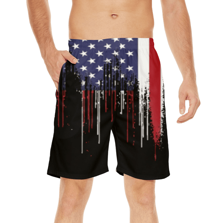 Men s Big Men s Hybrid Swim Shorts with Pockets Adults XL