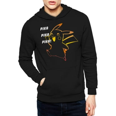 Men's & Big Men's Pokemon Pikachu Hoodie Sweatshirt, Sizes S-3XL