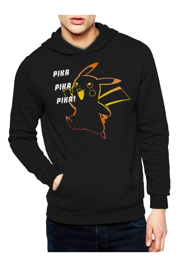 Men's & Big Men's Pokemon Pikachu Hoodie Sweatshirt, Sizes S-3XL