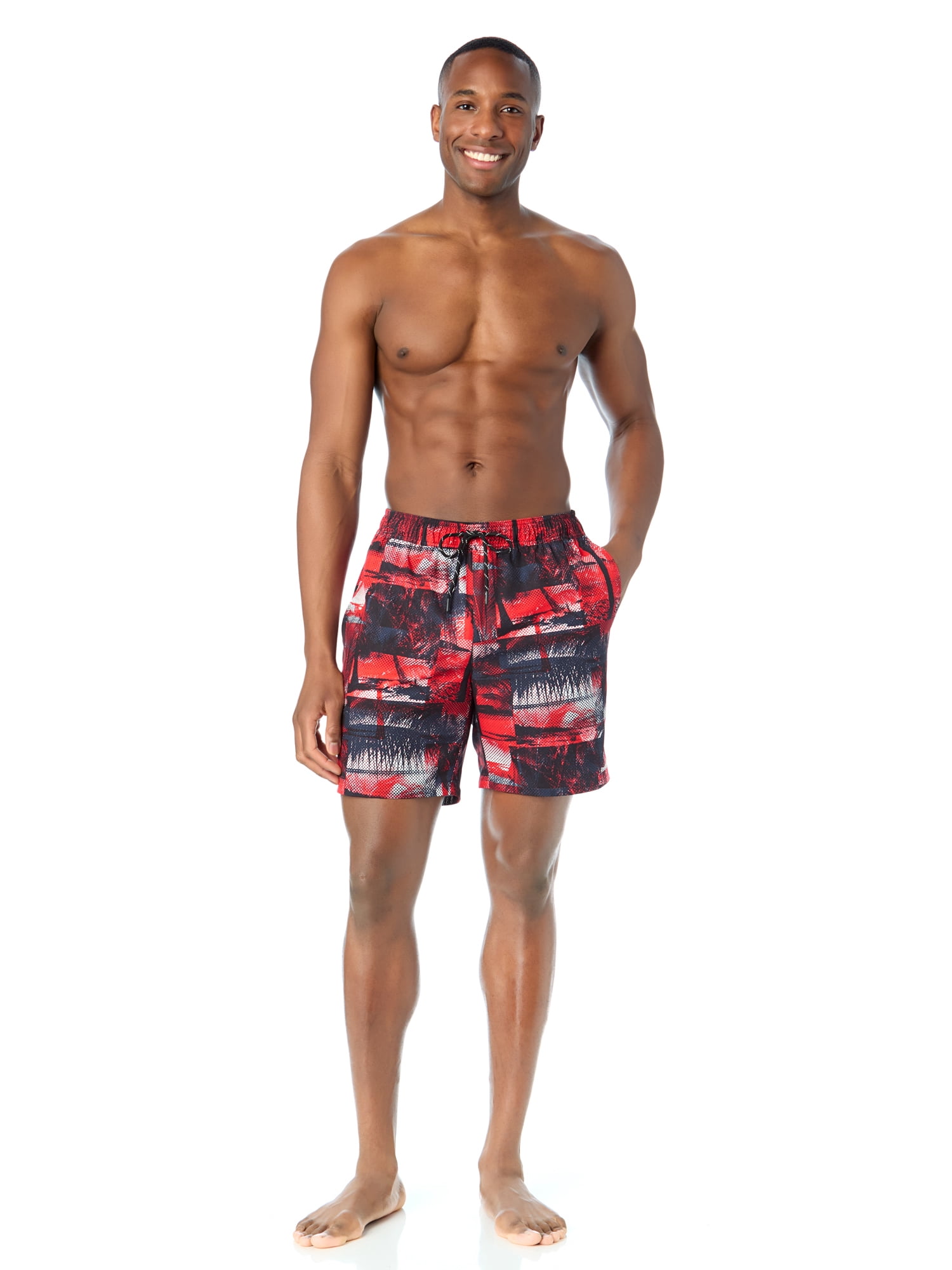 Men's & Big Men's Reebok Swim Trunks, 7" Inseam, Sizes S-3XL