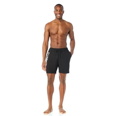 Men's & Big Men's Reebok Swim Trunks, 7" Inseam, Sizes S-3XL