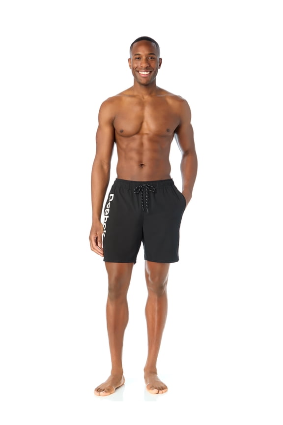 Men's & Big Men's Reebok Swim Trunks, 7" Inseam, Sizes S-3XL