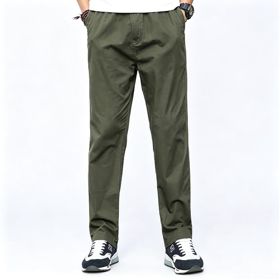 Men’s & Big Men’s Relaxed Work Cargo Pants, Fashion Precise Standard Sizing Trousers