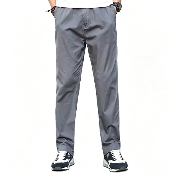 Men’s & Big Men’s Relaxed Work Cargo Pants, Fashion Precise Standard Sizing Trousers