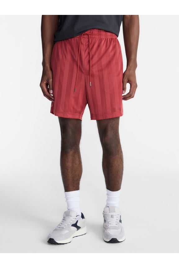 Men's & Big Men's Striped Mesh Shorts, 6.5" Inseam, Sizes XS-5XL