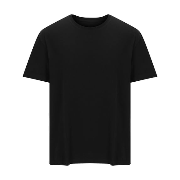 Men's & Big Moisture Wicking Breathable Active Performance Tech T-Shirts with Short Sleeve Size L-6XL Black