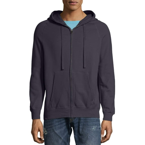 Men's Big Nano Premium Soft Lightweight Fleece Full Zip Hoodie