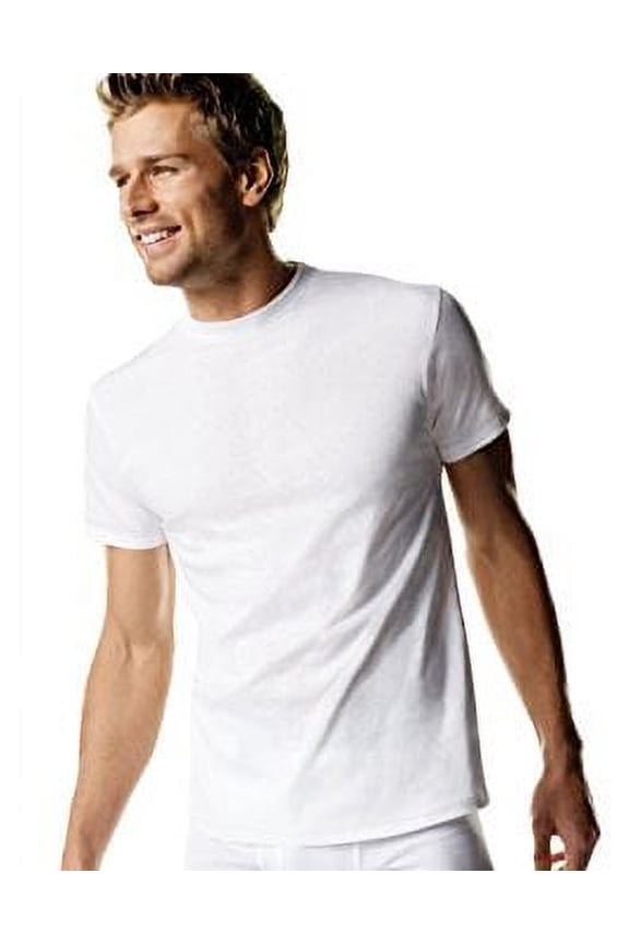 Men's Big Size Crewneck Tagless Undershirt (5 Pack)
