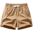 thumbnail image 1 of Hatoys Men's Big & Tall 5" Inseam Athletic Shorts Summer Quick Dry Workout Running Short Pants Elastic Waistband Drawstring Casual Loungewear for Beach Vacation, 1 of 3