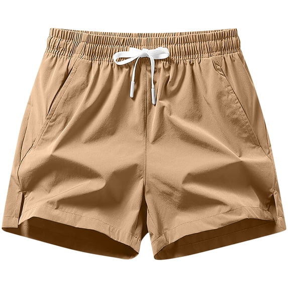 Hatoys Men's Big & Tall 5" Inseam Athletic Shorts Summer Quick Dry Workout Running Short Pants Elastic Waistband Drawstring Casual Loungewear for Beach Vacation