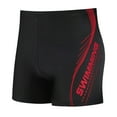 thumbnail image 1 of Men's Big & Tall Athletic Swim Jammers Quick Dry Compression Square Leg Swim Brief Swimsuit Printed Competitive Swimming Shorts, 1 of 3
