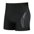 thumbnail image 1 of Men's Big & Tall Athletic Swim Jammers Quick Dry Compression Square Leg Swim Brief Swimsuit Swimming Shorts, 1 of 3