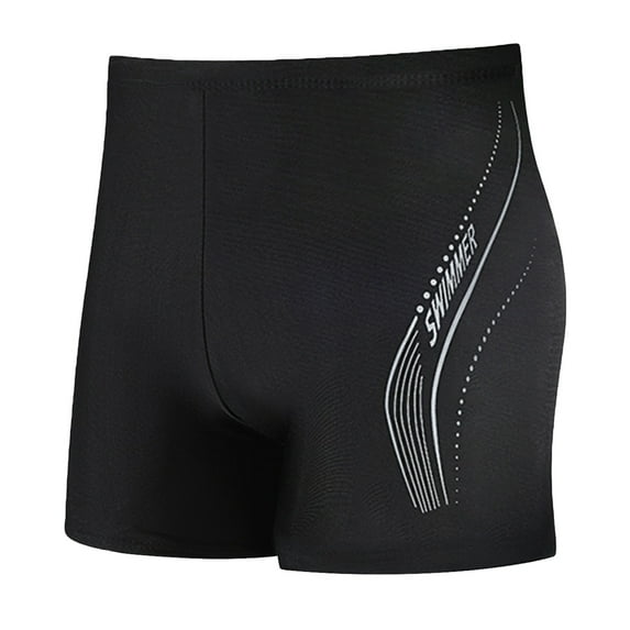 Men's Big & Tall Athletic Swim Jammers Quick Dry Compression Square Leg Swim Brief Swimsuit Swimming Shorts
