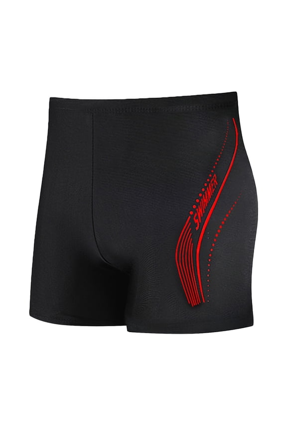 Men's Big & Tall Athletic Swim Jammers Quick Dry Compression Square Leg Swim Brief Swimsuit Swimming Shorts