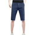 thumbnail image 1 of Men's Big & Tall Cargo Shorts Knee Length Performance Water Repellent Utility Short Pants, Summer Durable Quick Dry Shorts, Elastic Waist with Belt Loops, 1 of 7