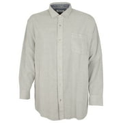 TOMMY BAHAMA Men's Big & Tall Coastline Cord Button Down Shirt in Zinc Gray, Size 4XLB