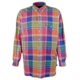 thumbnail image 1 of Men's Big & Tall Cotton Long Sleeve Shirt Mlt 3XLT, 1 of 5