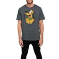 thumbnail image 1 of Men's Big & Tall Disney Pluto Short Sleeve T-Shirt Dog Gray, 1 of 3