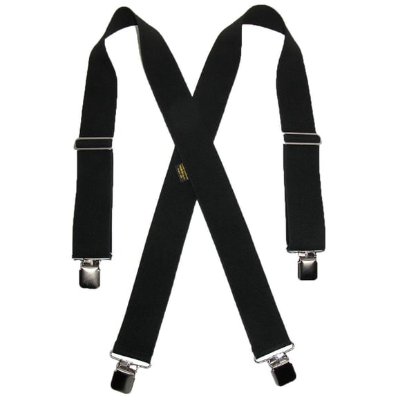 Men's Big & Tall Elastic Clip-End 2 Inch Work Suspenders, Size: one size