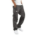 thumbnail image 1 of Men's Big & Tall Fleece Cargo Sweatpants Dark Gray L, 1 of 5