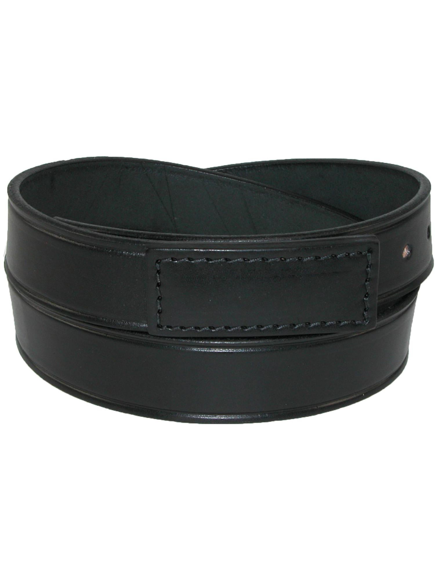 Men's Top Leather Belts for Men 5xl Big & Tall Black Solid Belt Workme