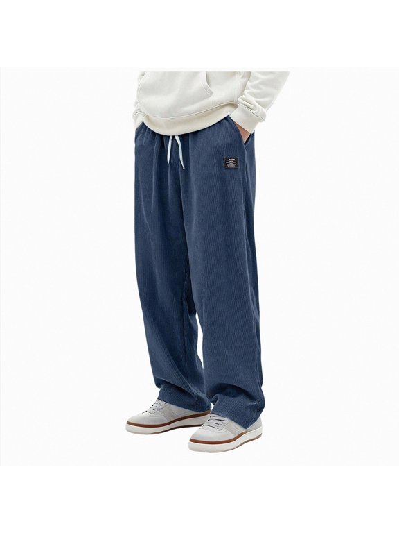 Men's Big and Tall Pants Pants Lightweight Cotton Stretch Combat Outdoor Hiking Pants Sweatpants Men's Sweatpants Joggers Athletic Sweat Pants Big and Tall XXXXXL Navy