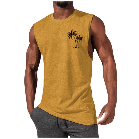 Men's & Big & Tall Tri-Blend Muscle Tee Shirt Tank Top, Sizes S-4XL
