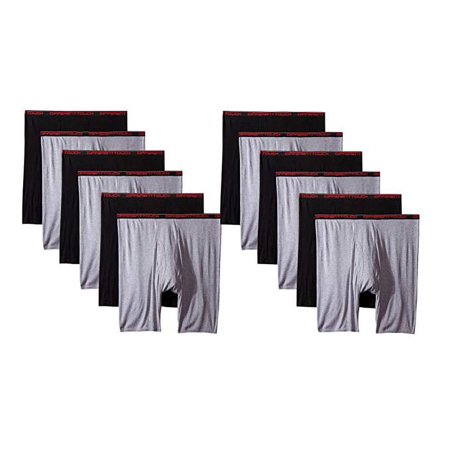 Men's Big & Tall USA Classic Design Boxer Briefs Underwear (Pack of 12)