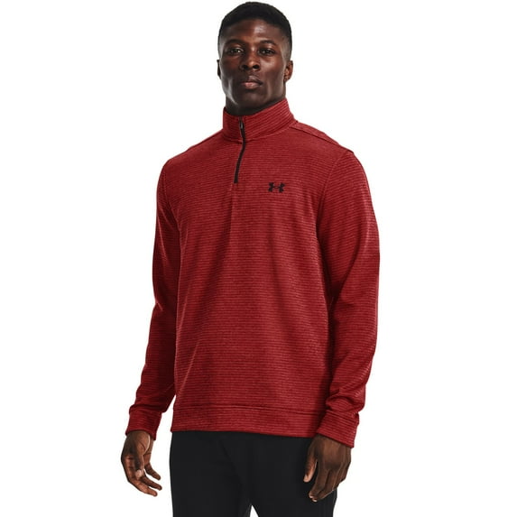 Men's Big & Tall Under Armour UA Storm Quarter-Zip Fleece Color: Stadium Red Size: 3XL