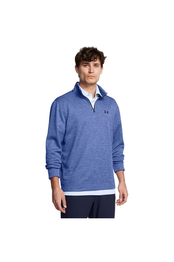 Men's Big & Tall Under Armour UA Storm Quarter-Zip Fleece Color: Tech Blue Size: 4XL