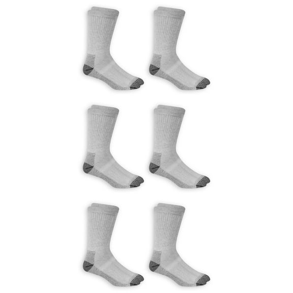 Men's Big & Tall Work Gear Crew Socks 6 Pairs