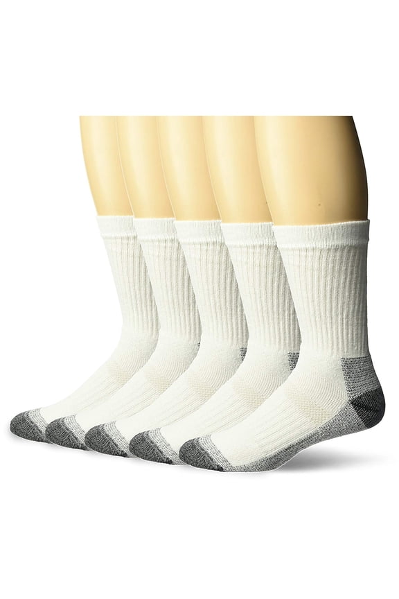 Men's Big & Tall Workgear Cushioned Crew Sock 5 Pack