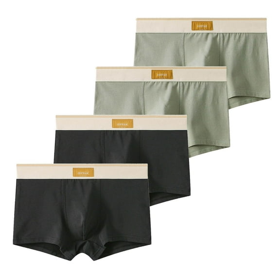 Men's Big and Tall 3/4-Pack Cotton Boxer Briefs - Lightweight Breathable Comfort-Flex Underwear, Soft Relaxed-Fit Active & Lounge Trunks