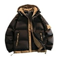 thumbnail image 1 of Men's Big and Tall 4X Hooded Jacket with Heavy Duty Construction for Extreme Winter Protection, 1 of 5