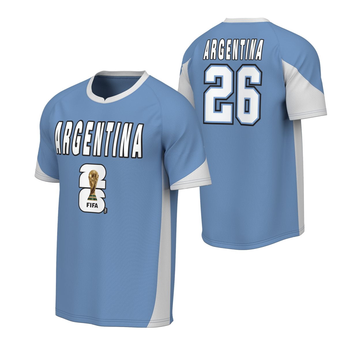 ウェア 2026 worldcup argentina  jersey XL FIFA World Cup 2026 Men's Argentina FIFA 26 Jersey - Walmart.com