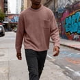 thumbnail image 1 of Men's Big and Tall Casual Long Sleeve Shirts Waffle Crew Neck Thermal Undershirts Lightweight Pullover Tops, 1 of 4