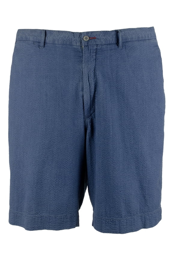 Men's Big and Tall Classic Fit Seersucker Shorts-I-46B