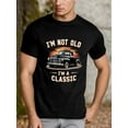 thumbnail image 1 of Men's Big and Tall Classic Truck Graphic Tee - "I'm Not Old, I'm a Classic" Design,, 1 of 4