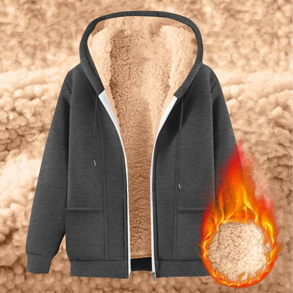 Men's Big and Tall Fleece Hoodie with Full Zip and Pockets for Winter Warmth