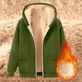 thumbnail image 1 of Men's Big and Tall Fleece Hoodie with Full Zip and Pockets for Winter Warmth, 1 of 3
