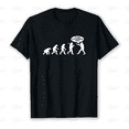 thumbnail image 1 of Men's Big and Tall Funny Evolution of Man Parody Graphic Unisex T-Shirt up to size 5XL, 1 of 2