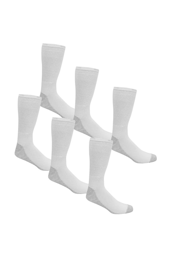 Men's Big and Tall Premium Athletic Crew Socks 6-Pack