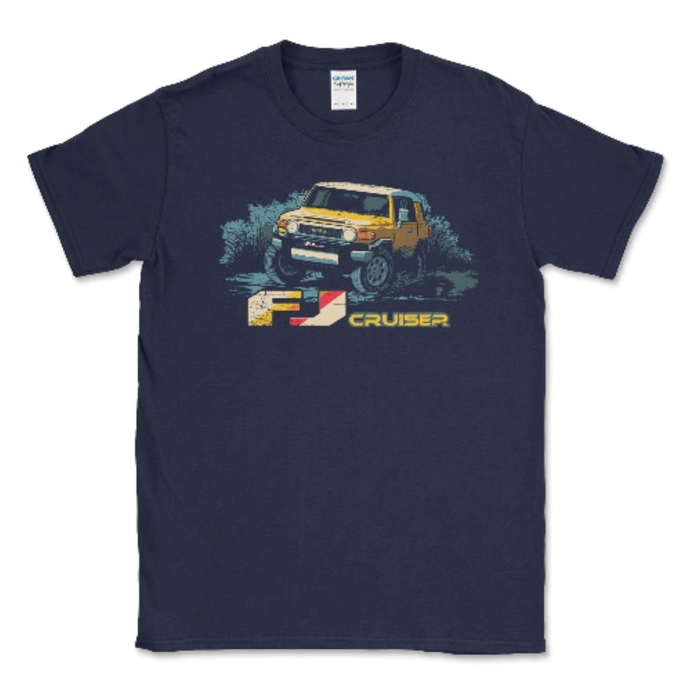 Mens Big and Tall Toyota FJ Cruiser Rugged 4x4 Shirt