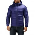 thumbnail image 1 of Men's Big and Tall Work Jacket with Hood and Multiple Zipper Pockets for Outdoor Use, 1 of 9