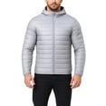 thumbnail image 1 of Men's Big and Tall Work Jacket with Hood and Multiple Zipper Pockets for Outdoor Use, 1 of 9