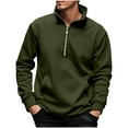 thumbnail image 1 of Men's Big and Tall Zip Up Hoodie with Arm Pocket for Fashionable Comfort, 1 of 8