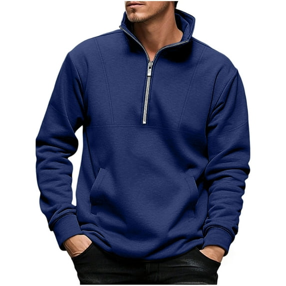 Men's Big and Tall Zip Up Hoodie with Arm Pocket for Fashionable Comfort